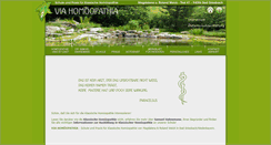 Desktop Screenshot of homoeopathie-schule-weick.de